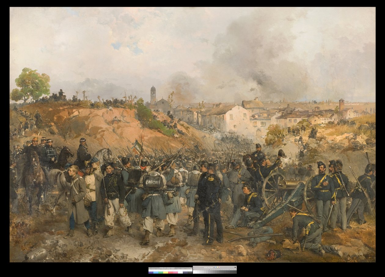 Palestros fall, 30. mai 1859 av Gerolamo Induno