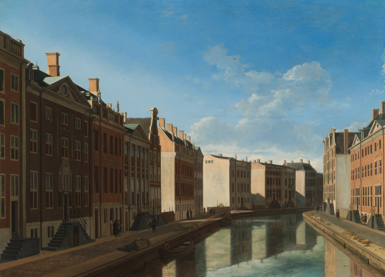 Utsikt over Herengracht i Amsterdam av Gerrit Adriaensz Berckheyde
