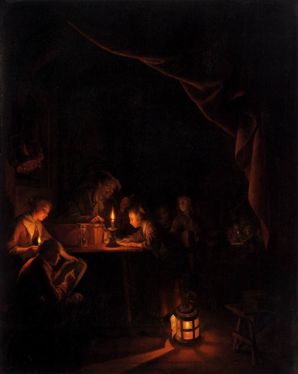 Nattskolen av Gerrit Dou