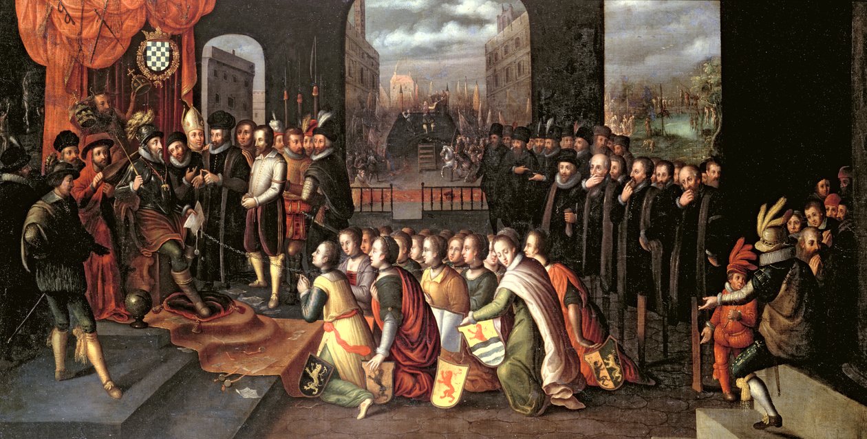 En allegori om tyranniet til hertugen av Alba av Gerrit Pietersz.