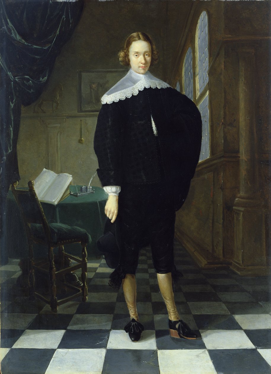 Portrett av en ung mann av Gerrit van Donck