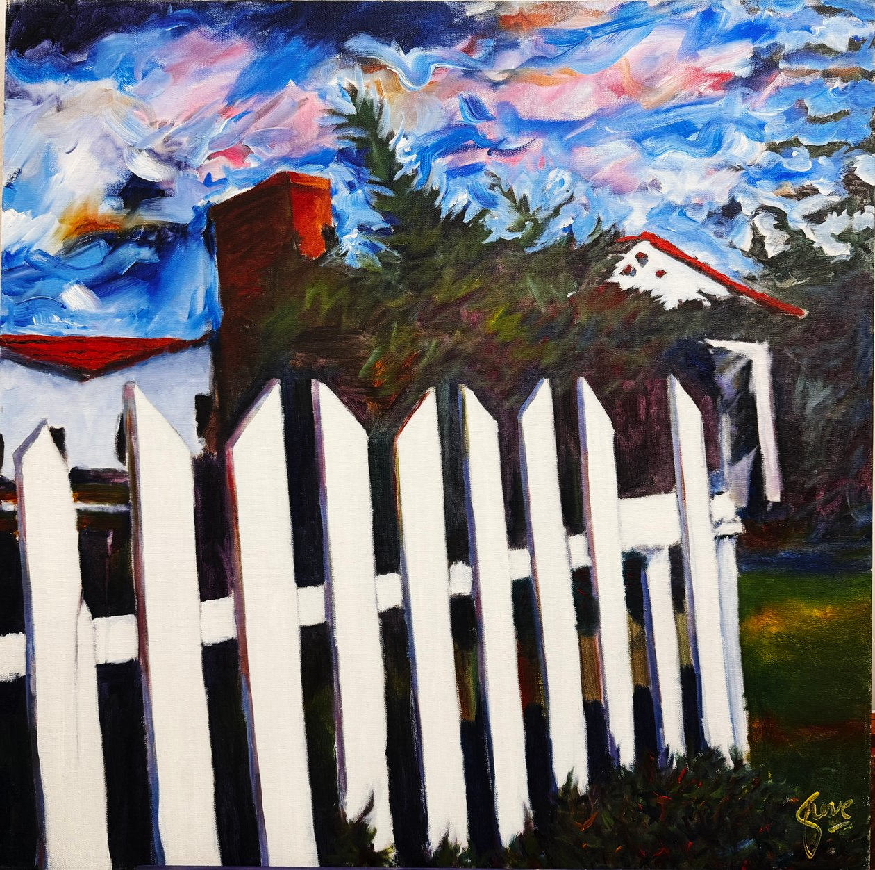 Hjørnehuset (Stakittgjerde nr. 2) av Gerrit Greve