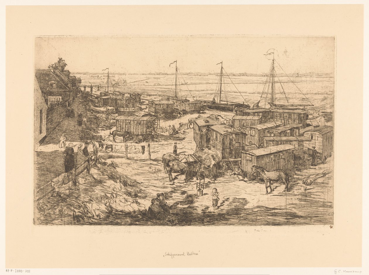 Schipperswal, Hattem (original tittel på objekt) av Gerrit Haverkamp