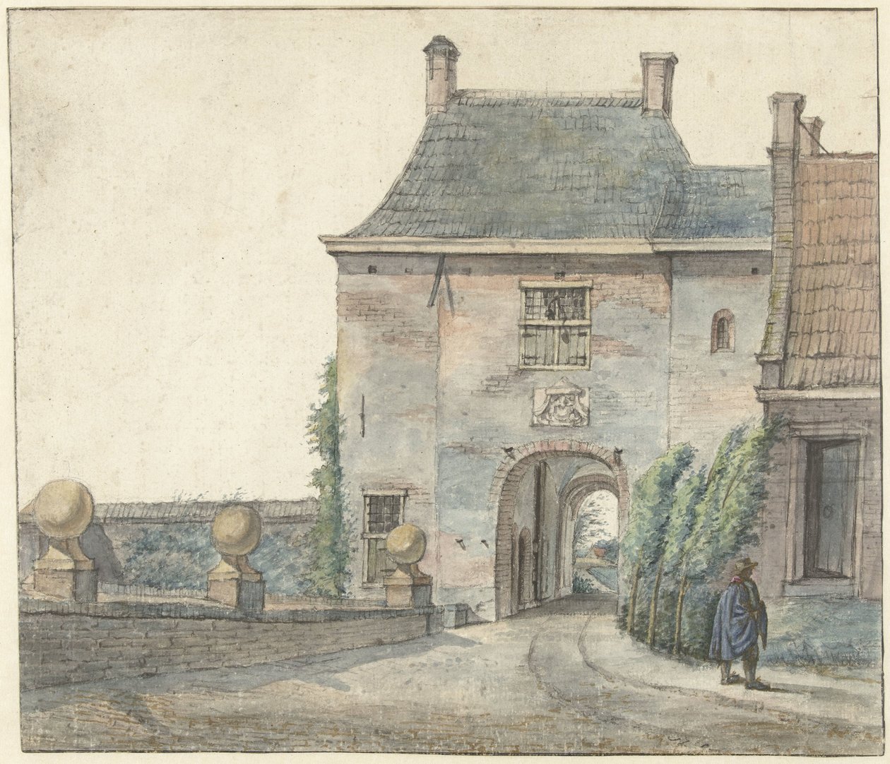 Porten til slottet Heemstede av Gerrit Lamberts