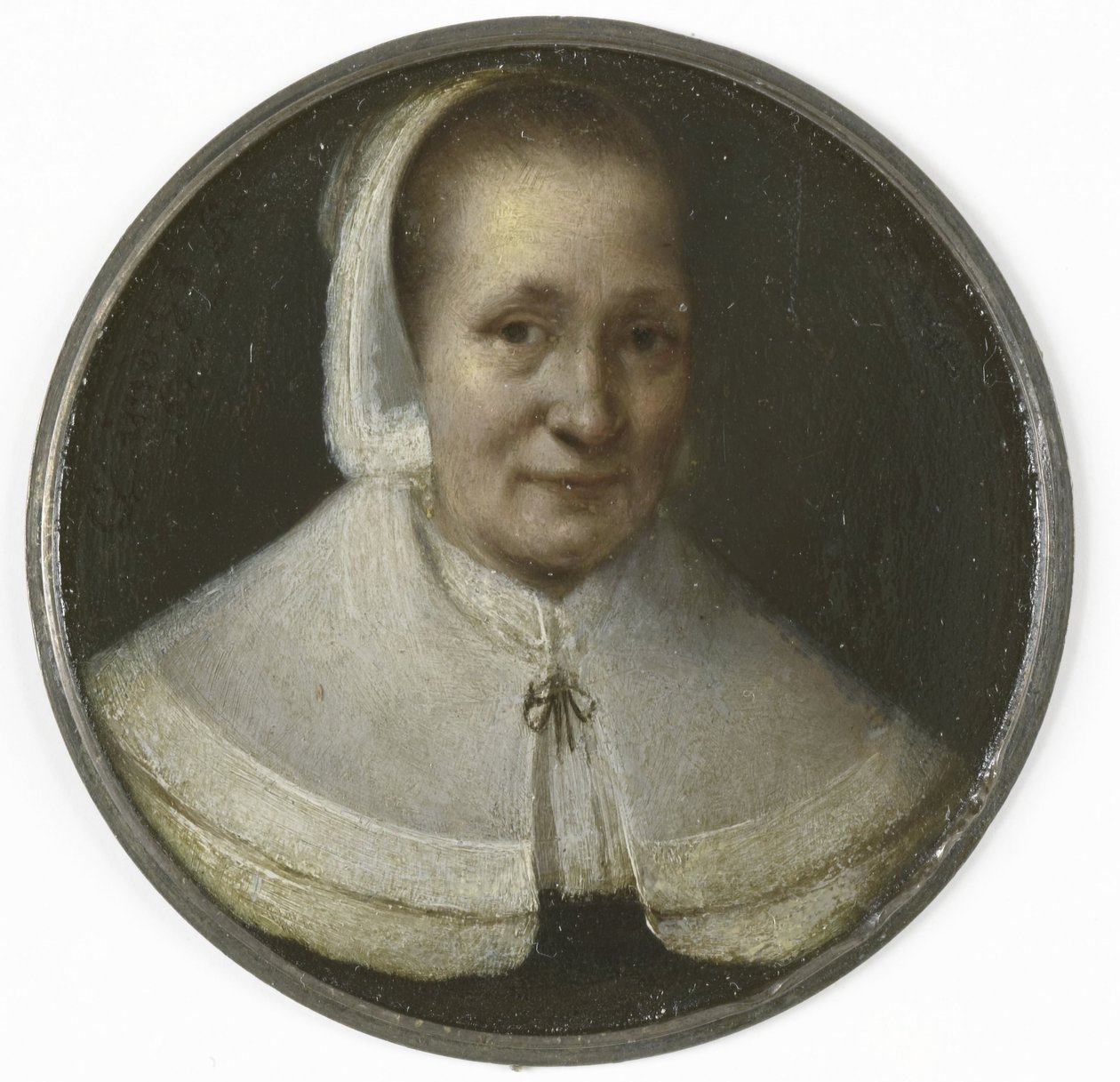 Portrett av en femti år gammel kvinne av Gerrit Lundens