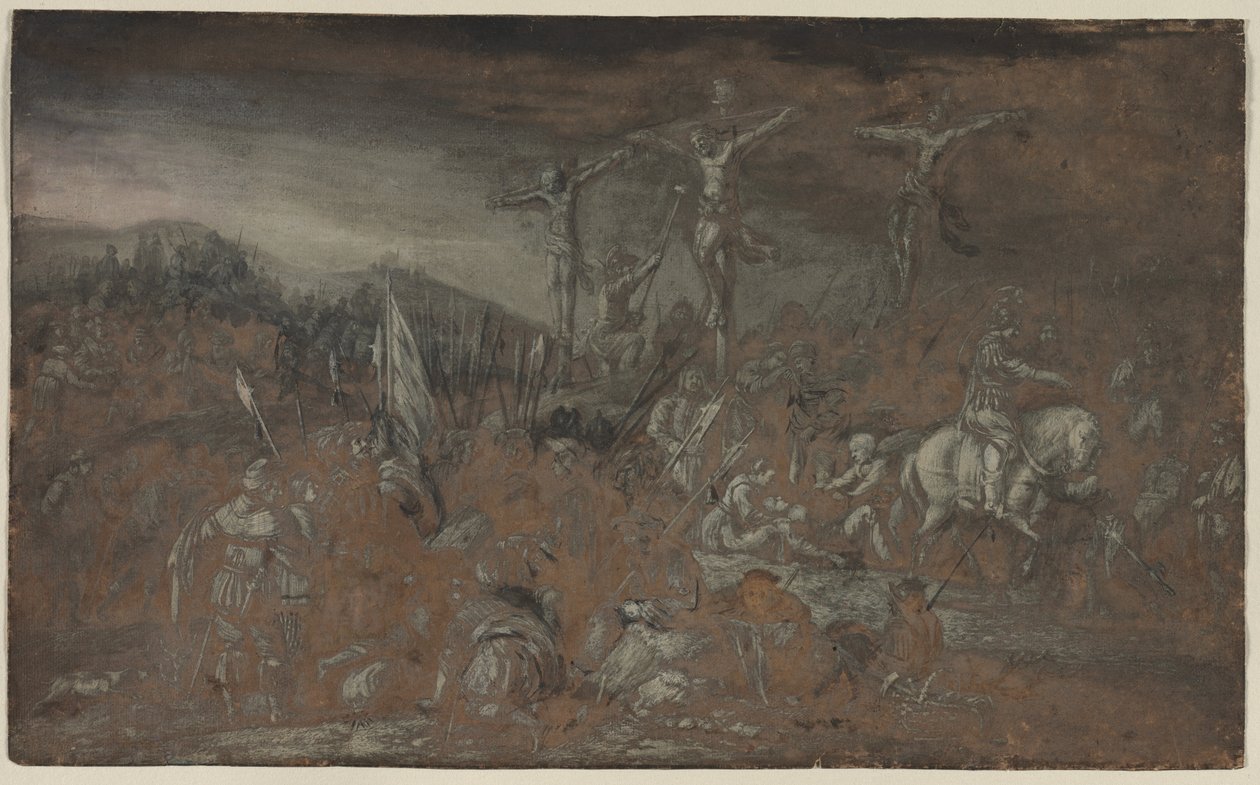 Korsfestelsen, siste halvdel av 1600-tallet. av Gerrit van Battem