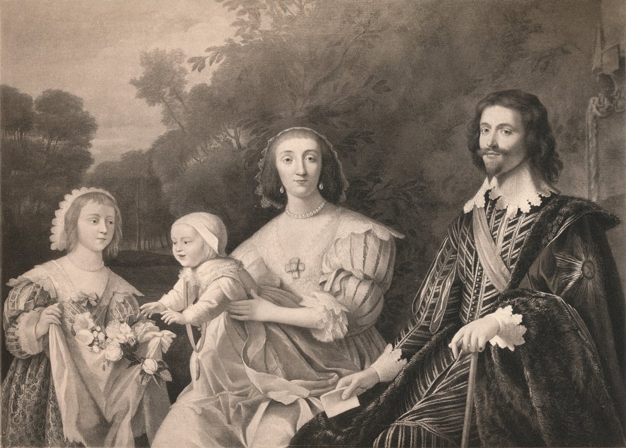 George Villiers, hertug av Buckingham og familie, 1628, 1904 av Gerrit van Honthorst