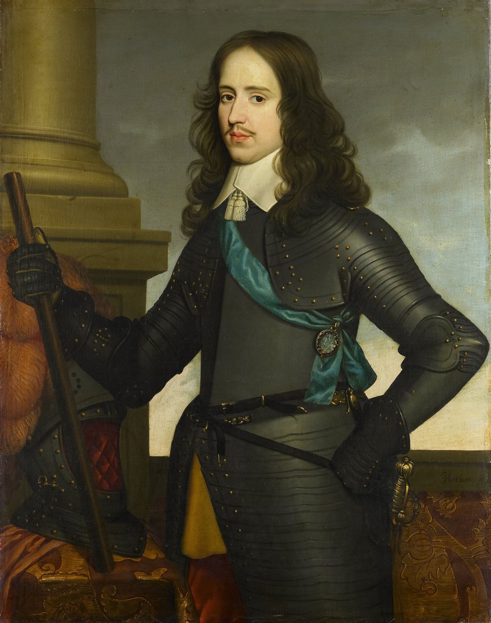 Portrett av Willem II (1626-50), Prince of Orange, 1651 av Gerrit van Honthorst