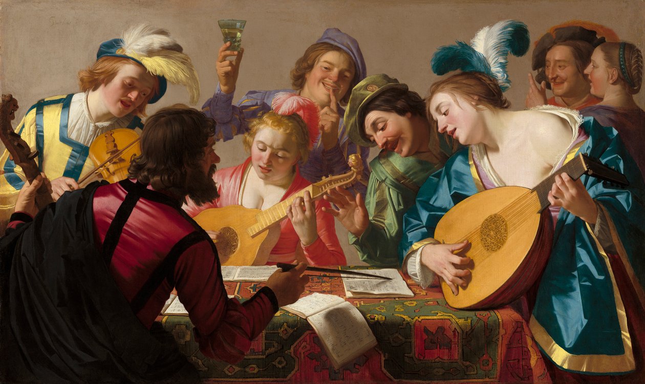 Konserten, 1623 av Gerrit van Honthorst