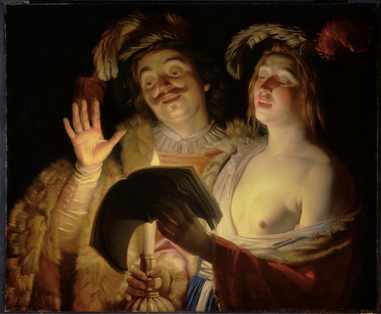 Duetten, 1624 av Gerrit van Honthorst