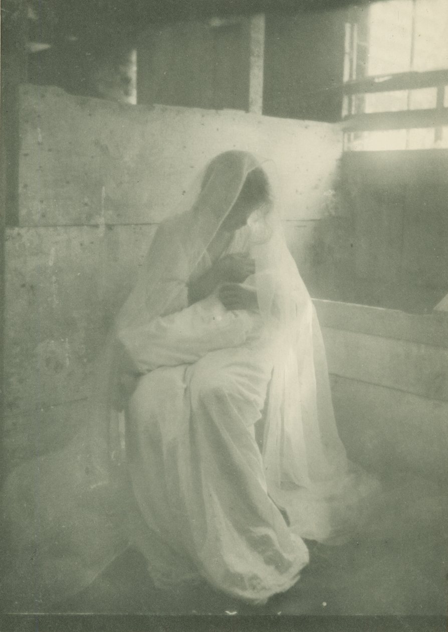 The Manger, 1904-14 (fotogravyr) av Gertrude Käsebier