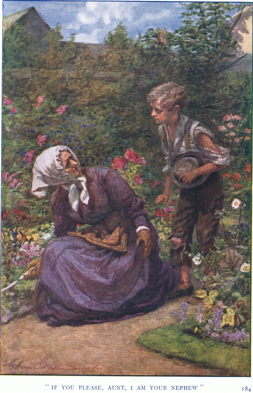 "Hvis du vil, tante, jeg er nevøen din". av Gertrude E. Demain Hammond