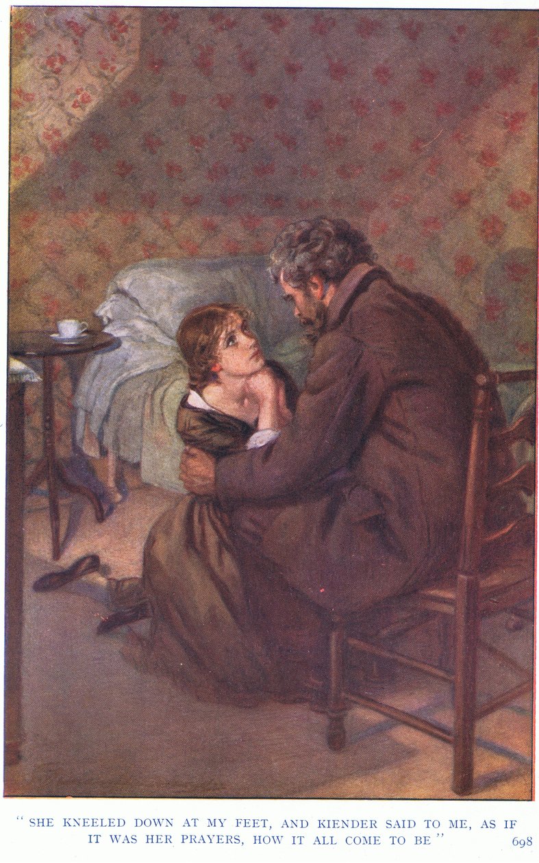 Hun knelte ned ved føttene mine, og kiender sa til meg, som om det var hennes bønner, hvordan det hele ble til av Gertrude E. Demain Hammond