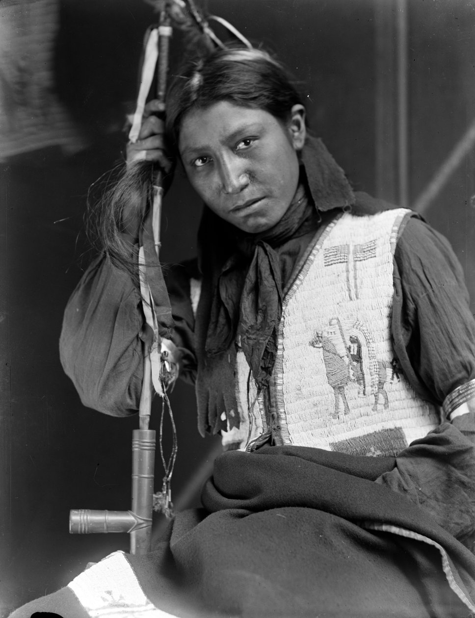 Charles American Horse, medlem av Buffalo Bills Wild West Show, ca. 1900 av Gertrude Käsebier