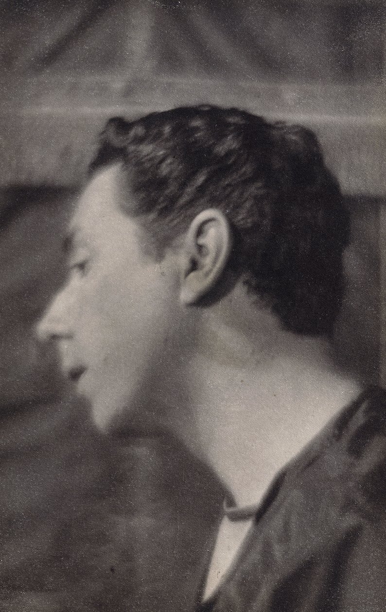 Portrett av baron Adolph de Meyer av Gertrude Käsebier