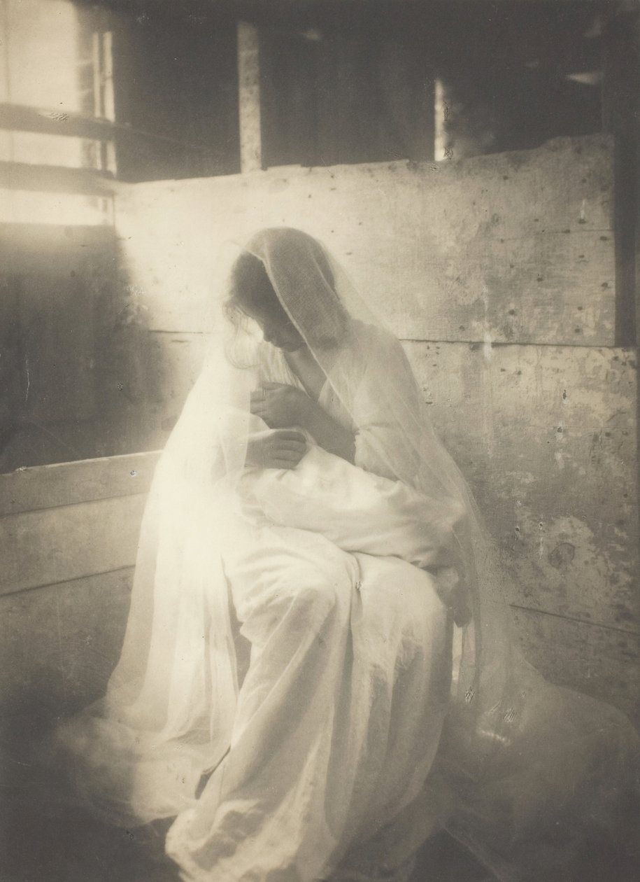 The Manger, 1899. av Gertrude Käsebier