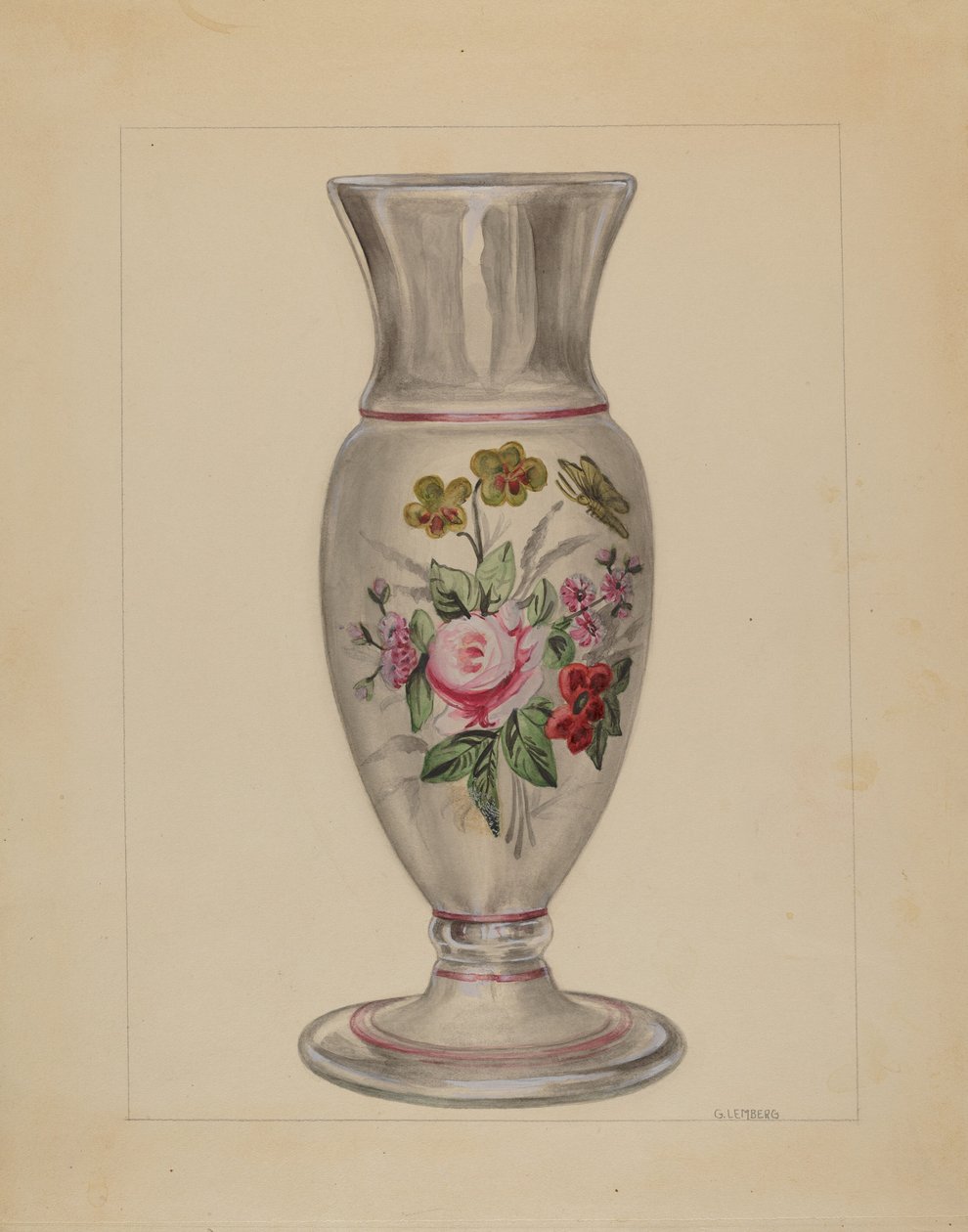 Vase, ca. 1940. av Gertrude Lemberg