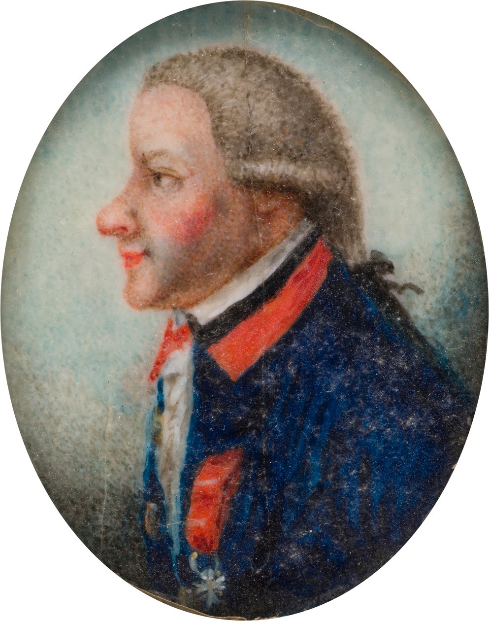 Portrett av general Vandermeerck, ca. 1735-63 (olje på papir) av Gervase Spencer