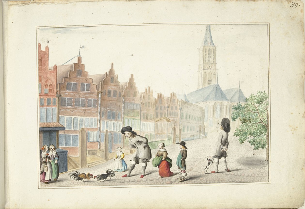 Hanekamp i Sassenstraat i Zwolle av Gesina ter Borch