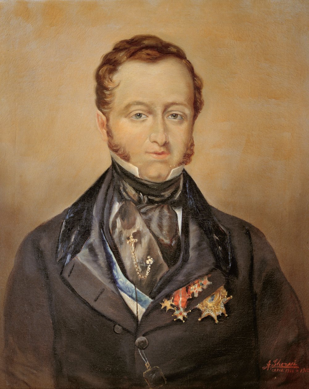 Portrett av kalt Jose Maria Queipo del Llano Ruiz de Saravia (1768-1843) greve av Toreno av Ghersi (after)
