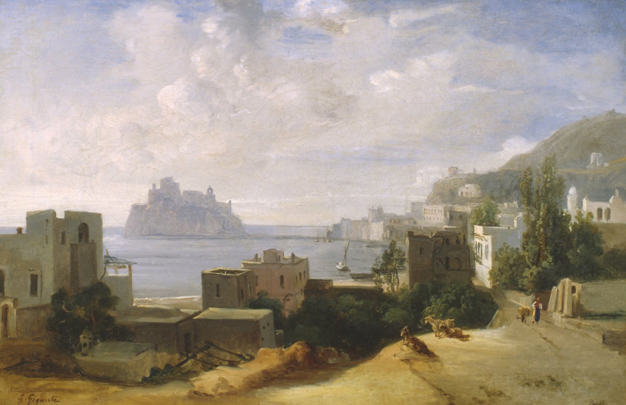 Kysten av Ischia av Giacinto Gigante