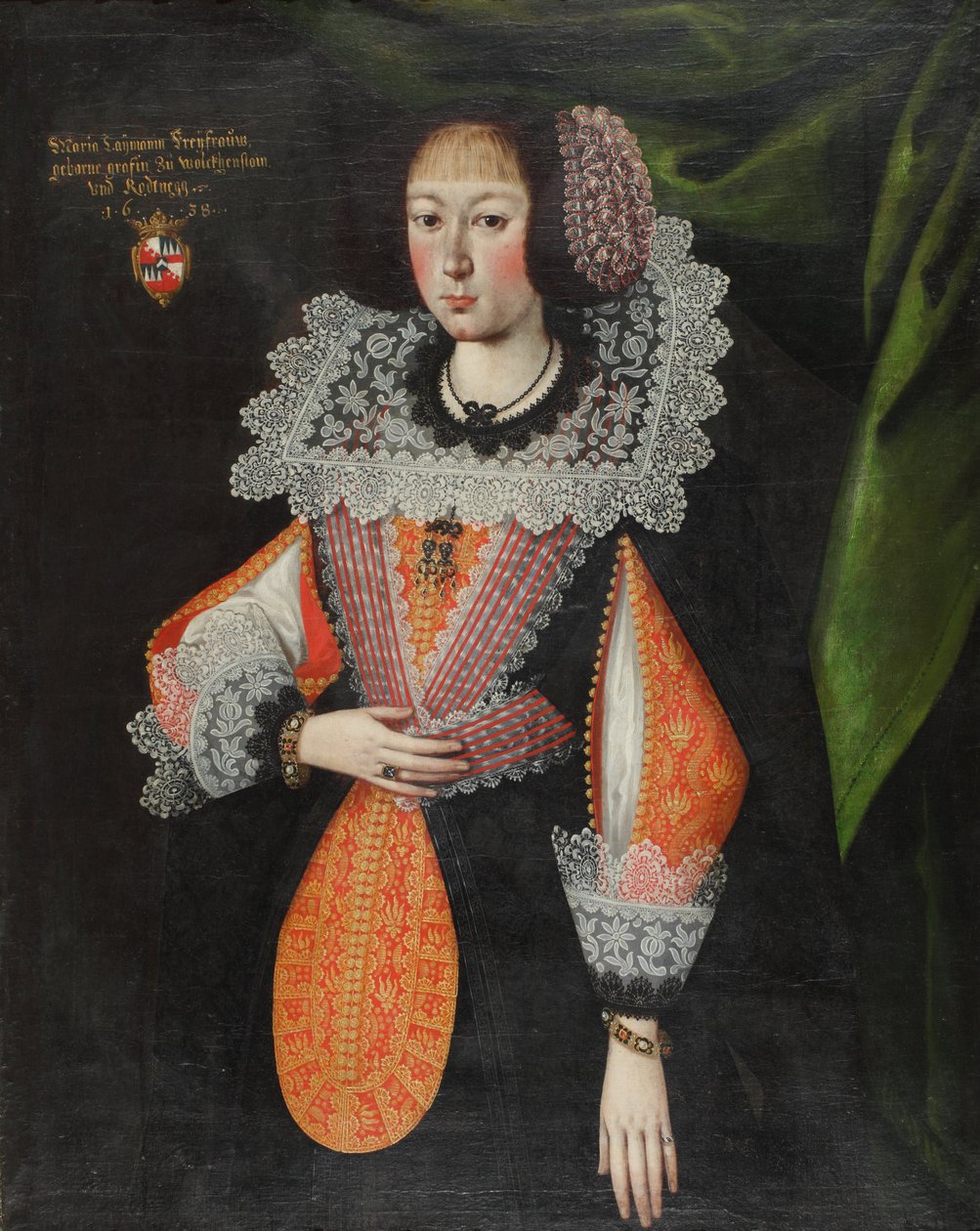 Baronesse Maria Laymann-Libenau av Giacinto Gimignani