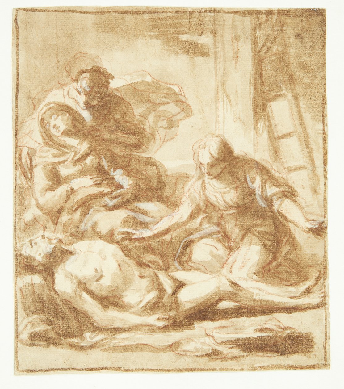 Sorgen over Jesu legeme av Giacinto Brandi
