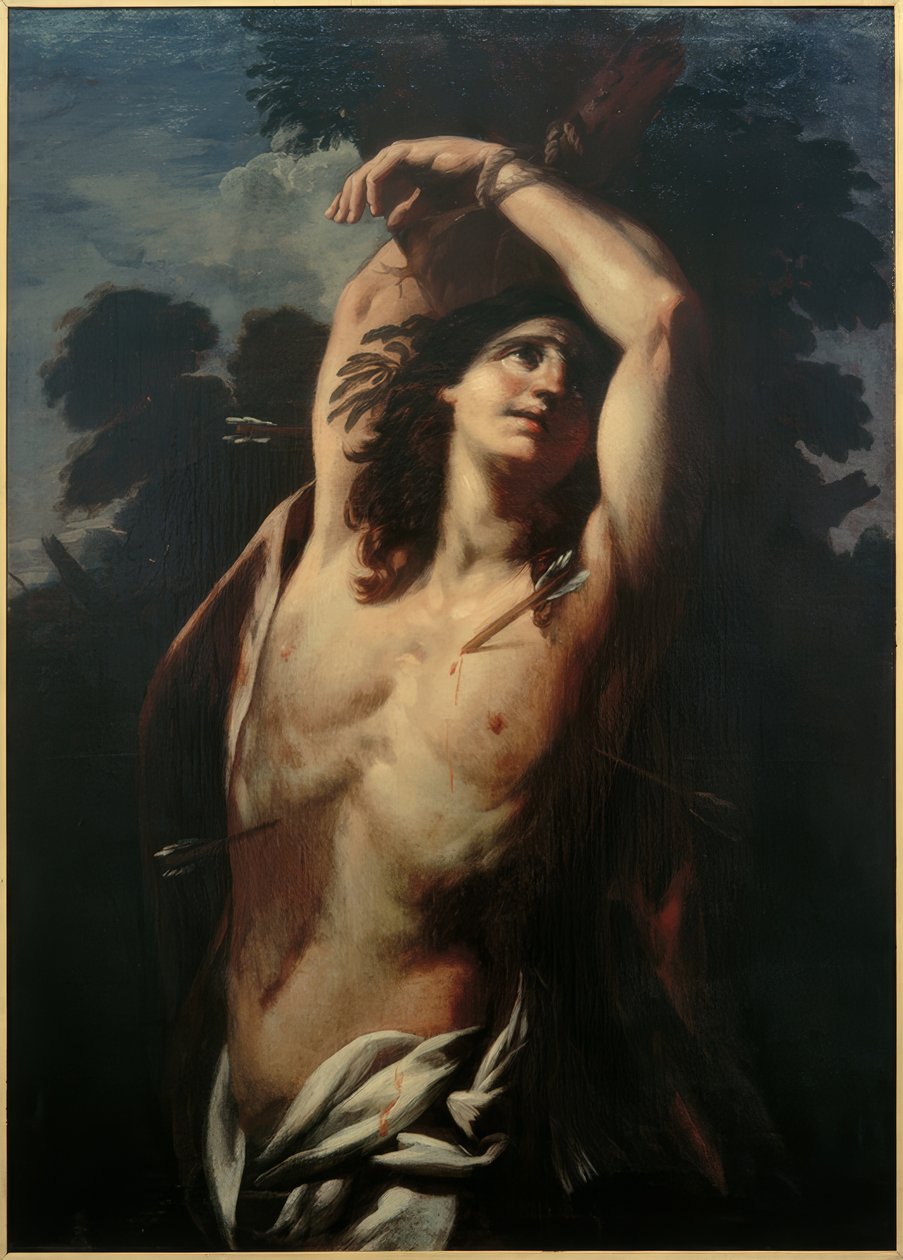 Martyrdommen til St. Sebastian av Giacinto Brandi