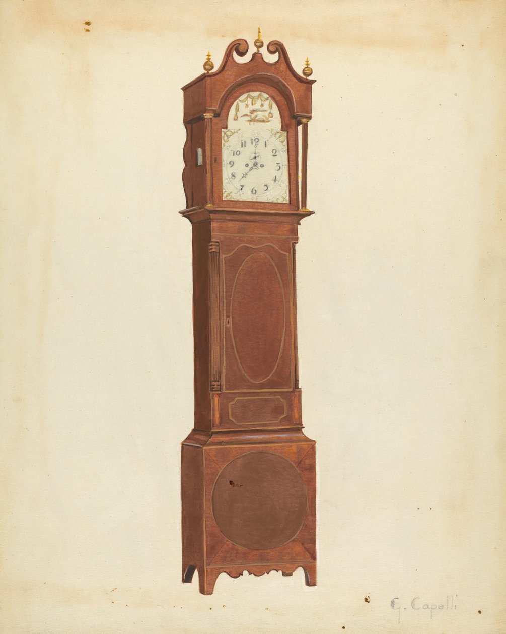 Bestefars klokke, ca. 1935. av Giacinto Capelli