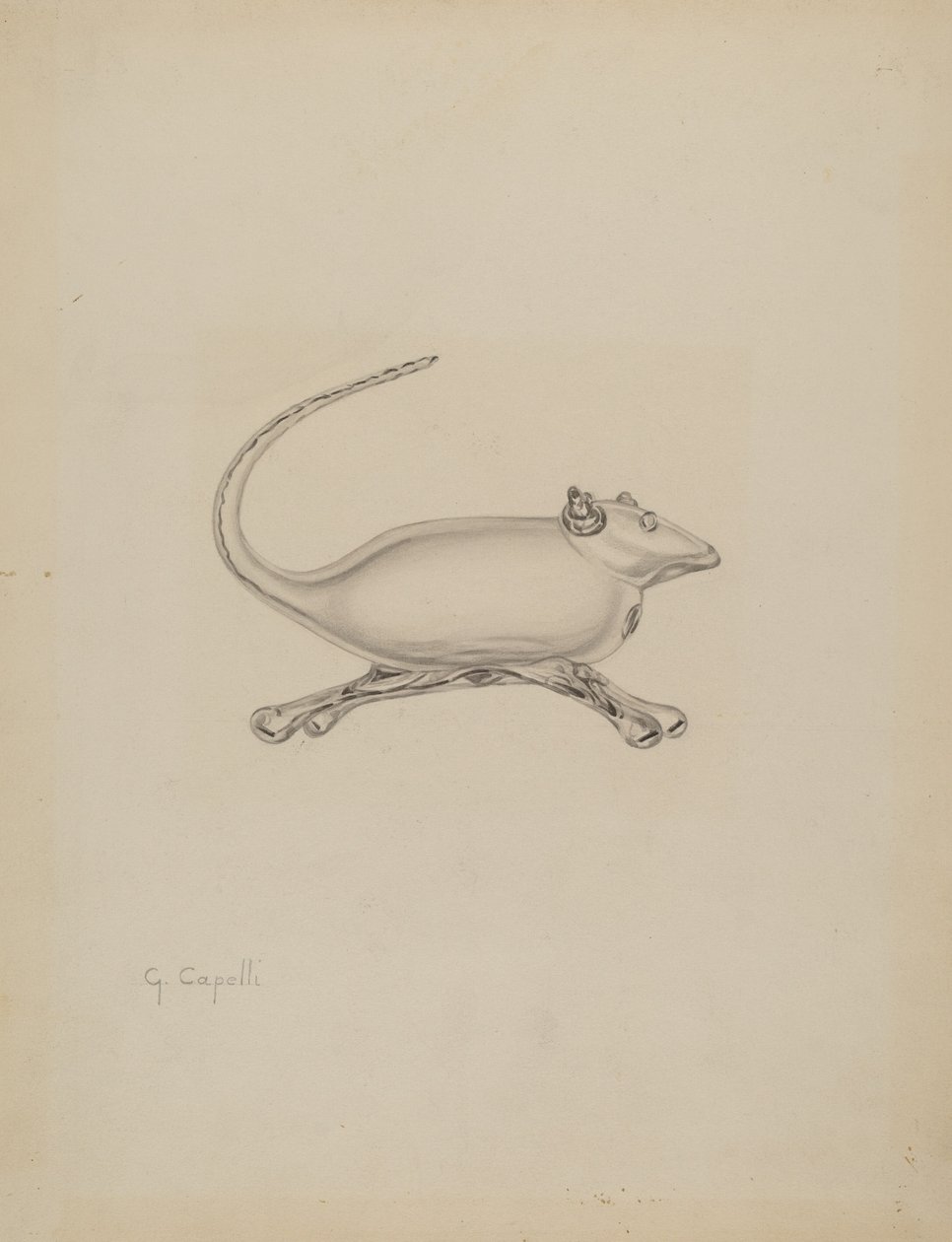 Mus, c. 1937. av Giacinto Capelli