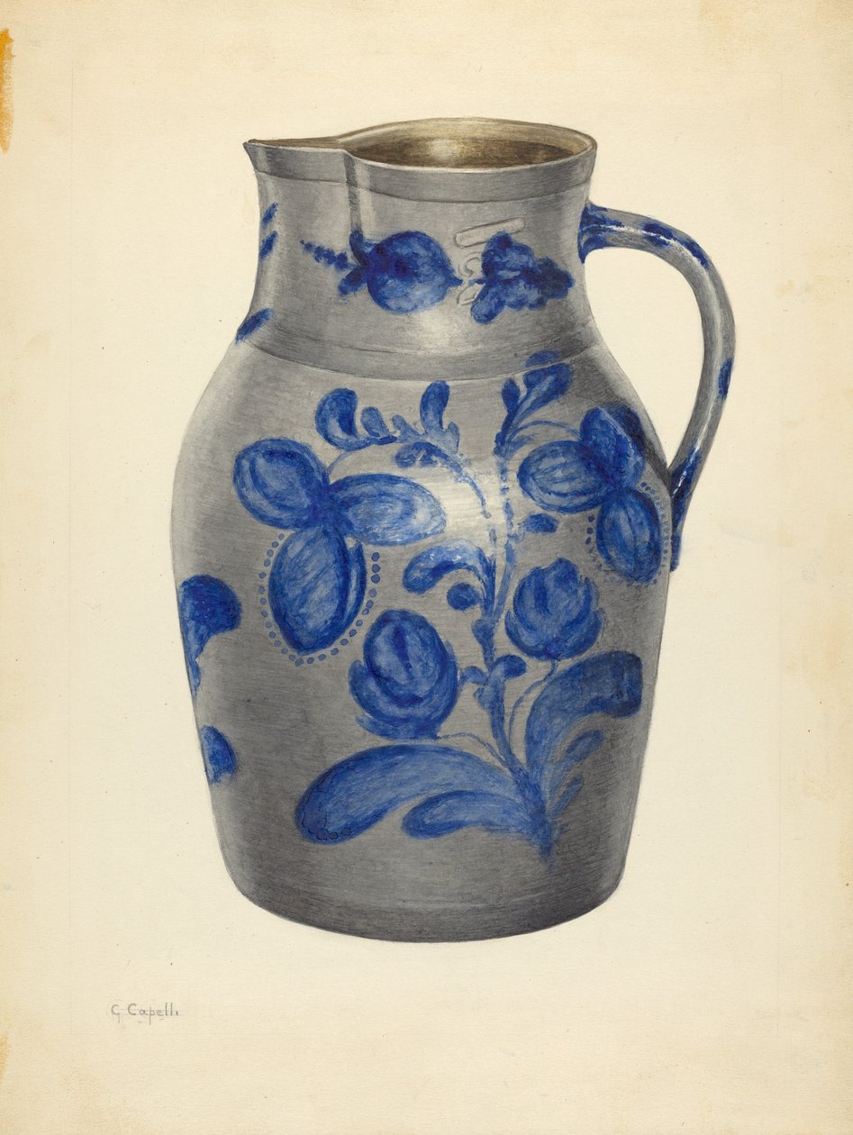 Pitcher, c. 1940. av Giacinto Capelli
