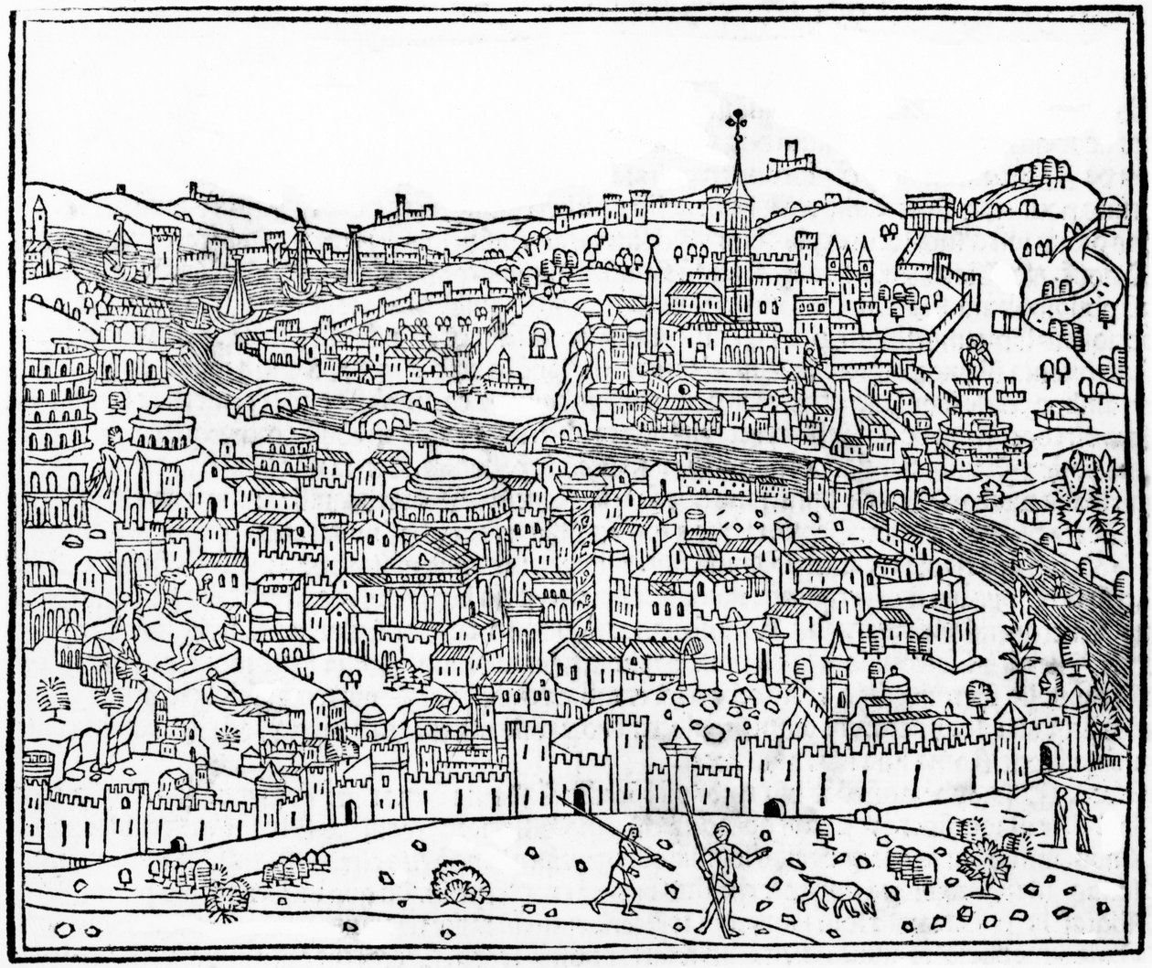 Utsikt over Roma, fra 