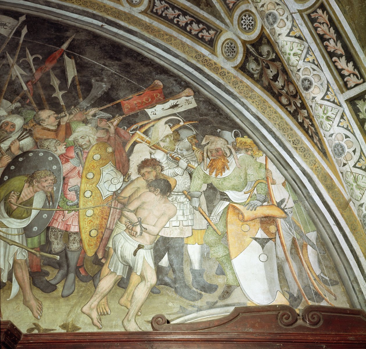Veien til Golgata (detalj) av Giacomo Jaquerio