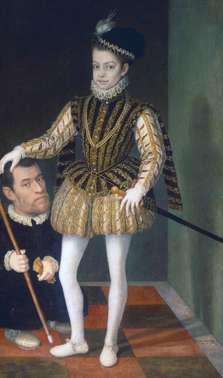 Portrett av Charles Emmanuel I som barn (Rivoli av Giacomo (1509 73) Vighi