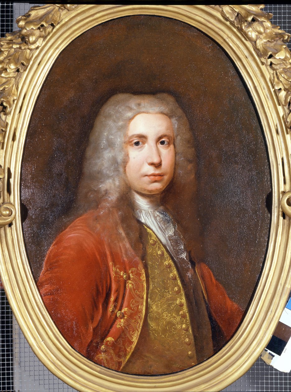 Portrett av en gentleman. 18. århundre. Maleri av Giacomo Ceruti kalt Pyochetto (1724? -?). Museo del Castello, Milano. av Giacomo Ceruti