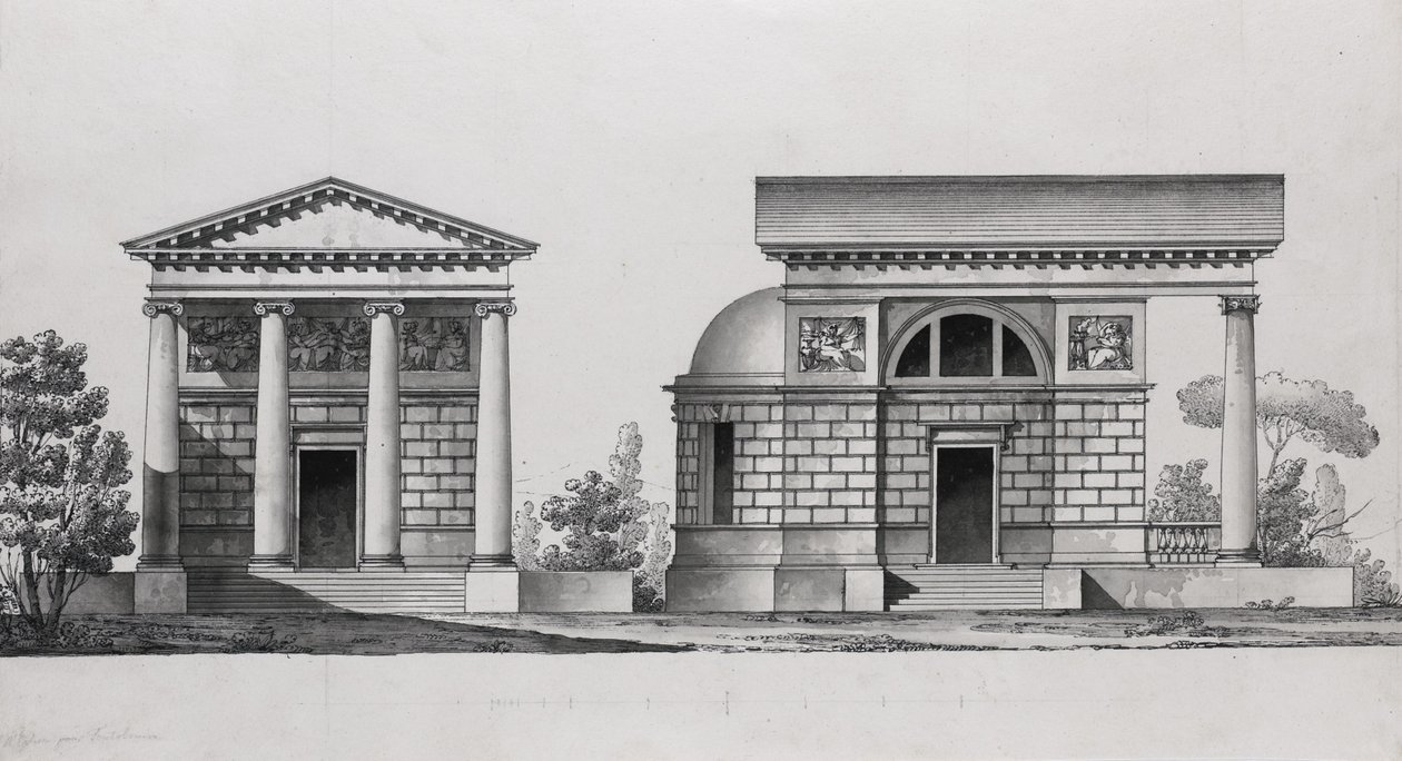 Kirkedesign for Tutomlin-familien av Giacomo Antonio Domenico Quarenghi