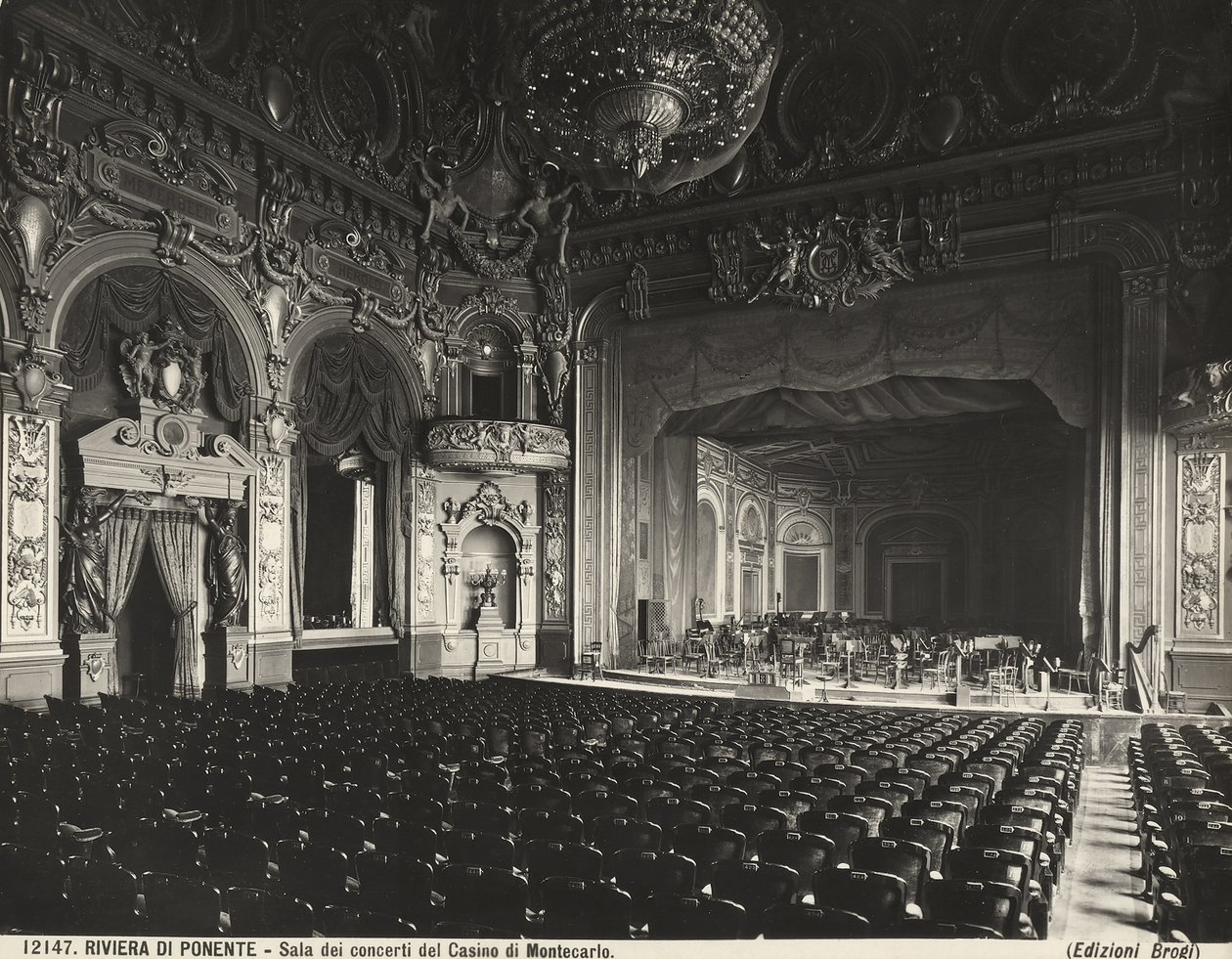 Konserthus, Montecarlo Casino, Monaco av Giacomo Brogi