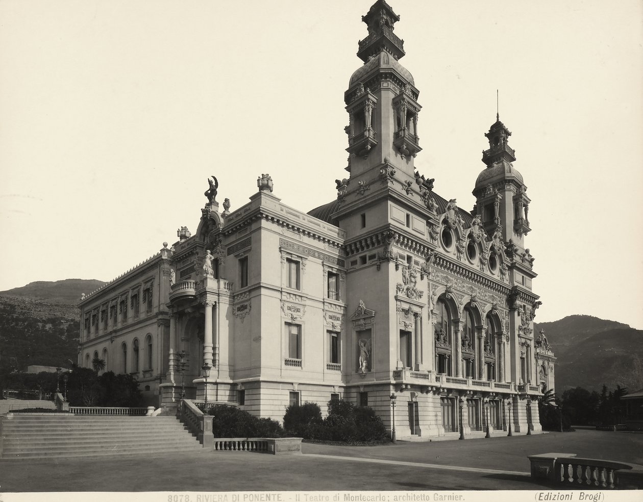 Eksteriør av Montecarlo Theatre, Monaco av Giacomo Brogi