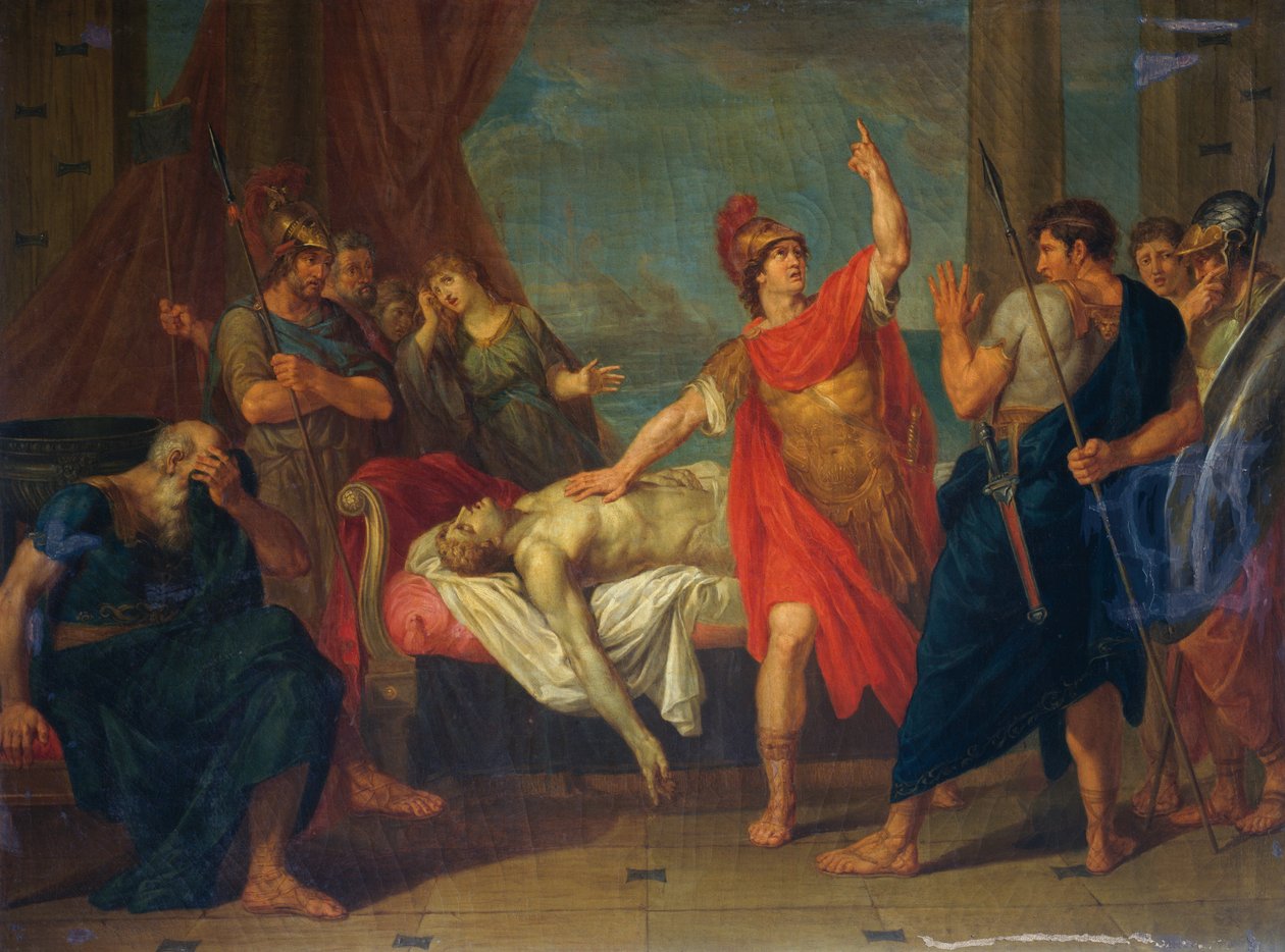 Akilles sverger ed på Patroclus 