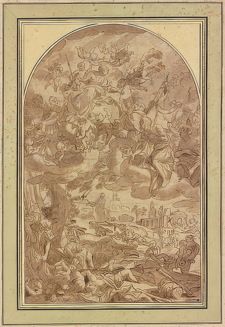 Den store pesten i Napoli i 1656 av Giacomo Farelli