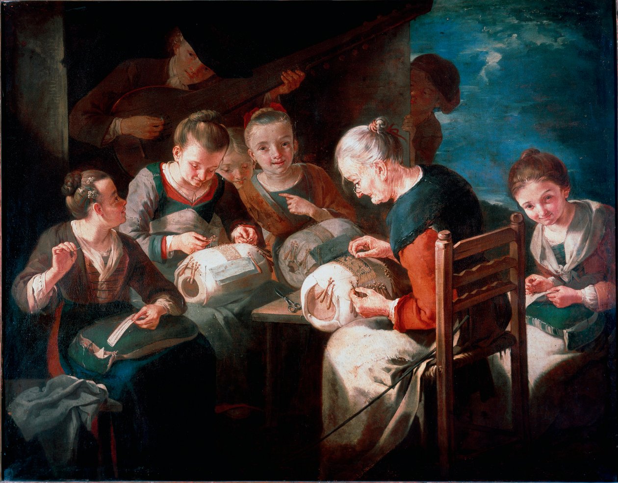 Broderernes maleri av Giacomo Francesco Cipper sier Todeschini (17.-18. århundre) Private Collection av Giacomo Francesco Cipper