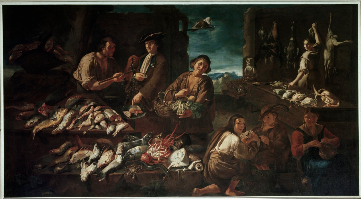 Markedet av Giacomo Francesco Cipper