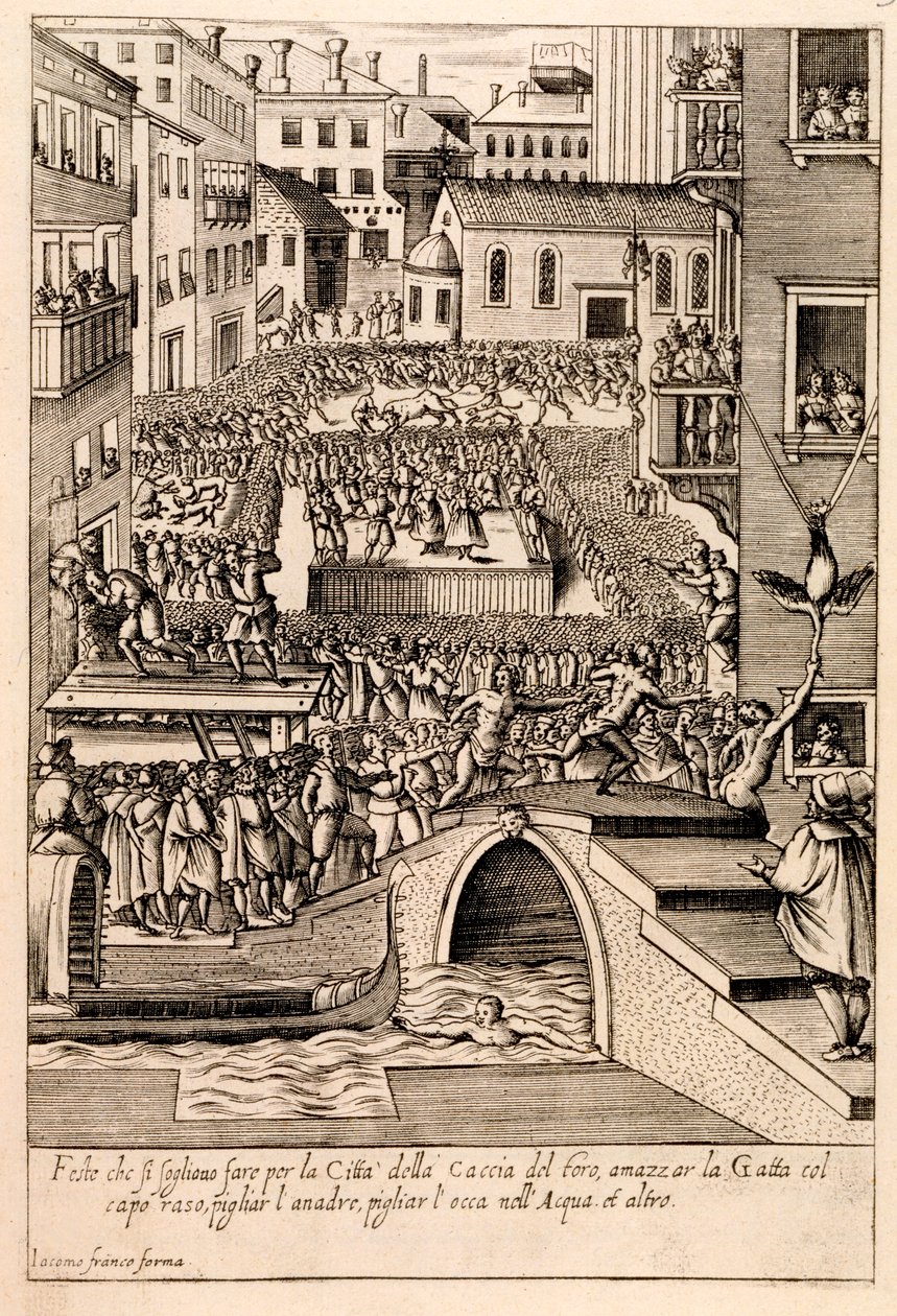 Animal Baiting på den venetianske 