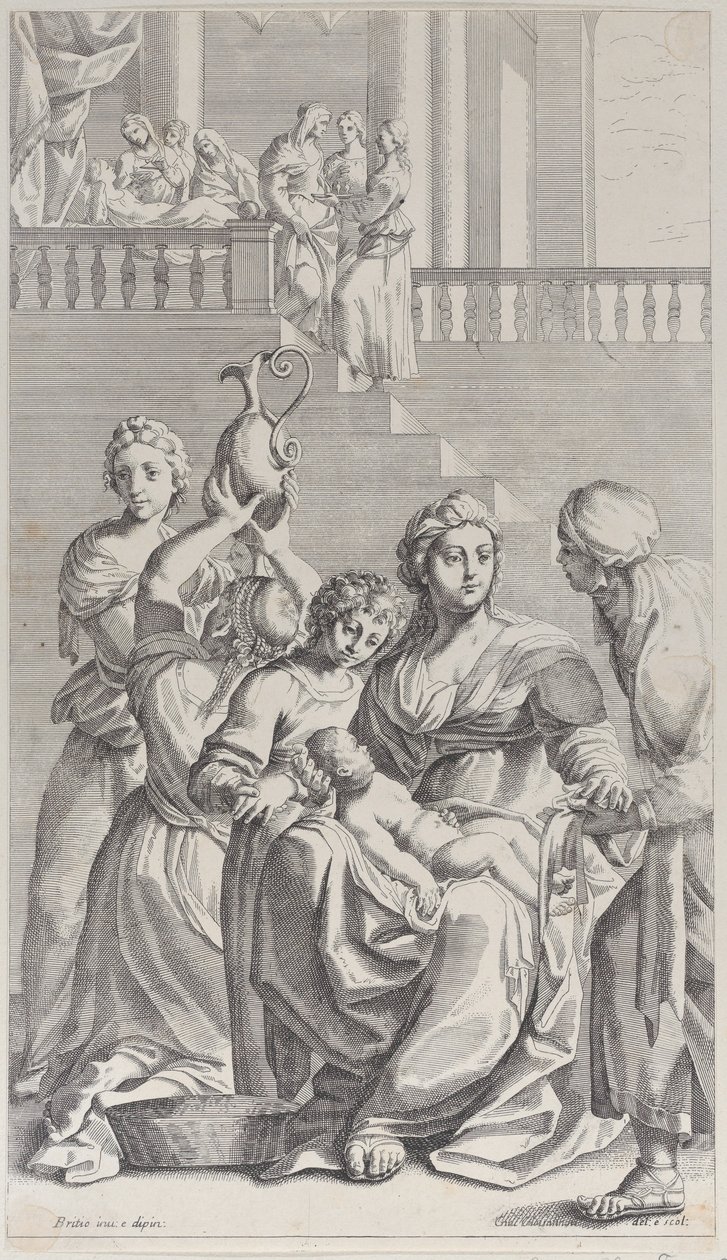 Birth of Saint Benedict, 1687-1717.    1175654   no       norwegian Successfully Translated  Original: Lady Dorothys Bridge, Haddon Hall, 1888., 1888. Translat: Lady Dorothy