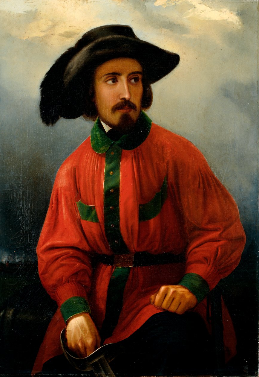 Portrett av den italienske patrioten Antonio Solari Maleri av Giacomo Ulisse Borzino (1800-tallet) Genes, Museo del Risorgimento av Giacomo Ulisse Borzino