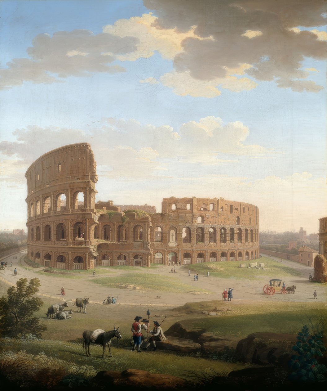 Roma, utsikt over Colosseum av Giacomo van Lint