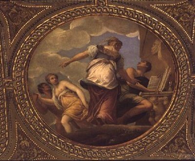 Allegory of Study (takmaleri) av Giambattista Zelotti