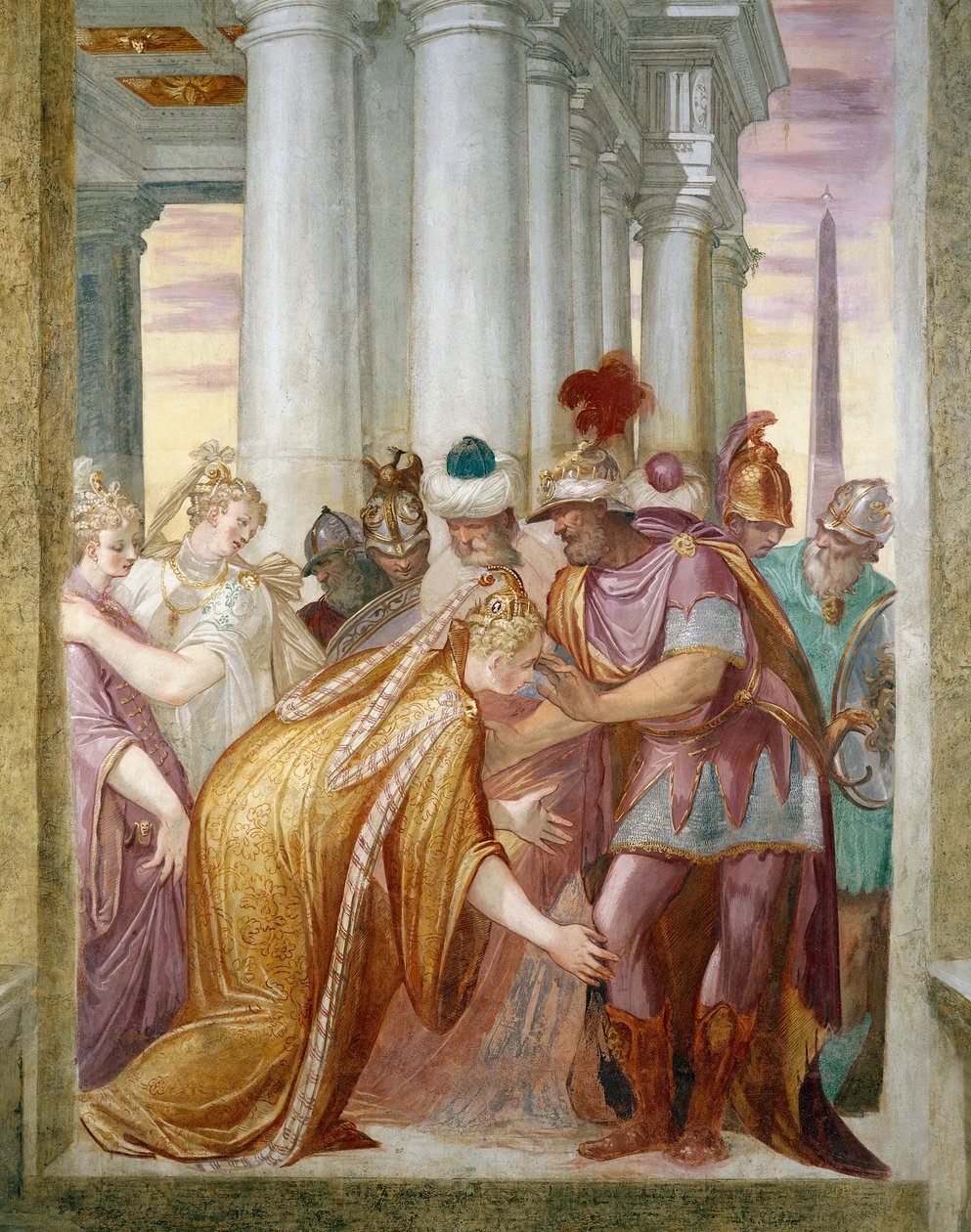 Sophonisba ber Masinissa av Giambattista Zelotti