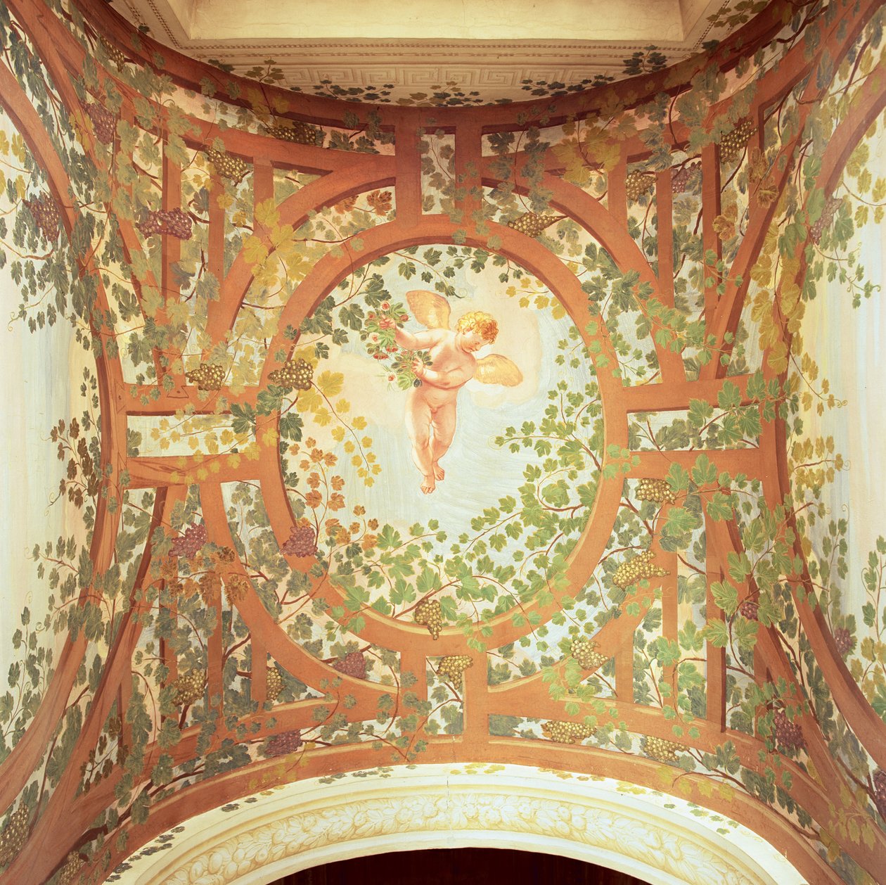Pergola i trompe loeil av Giambattista 1526 78 Zelotti