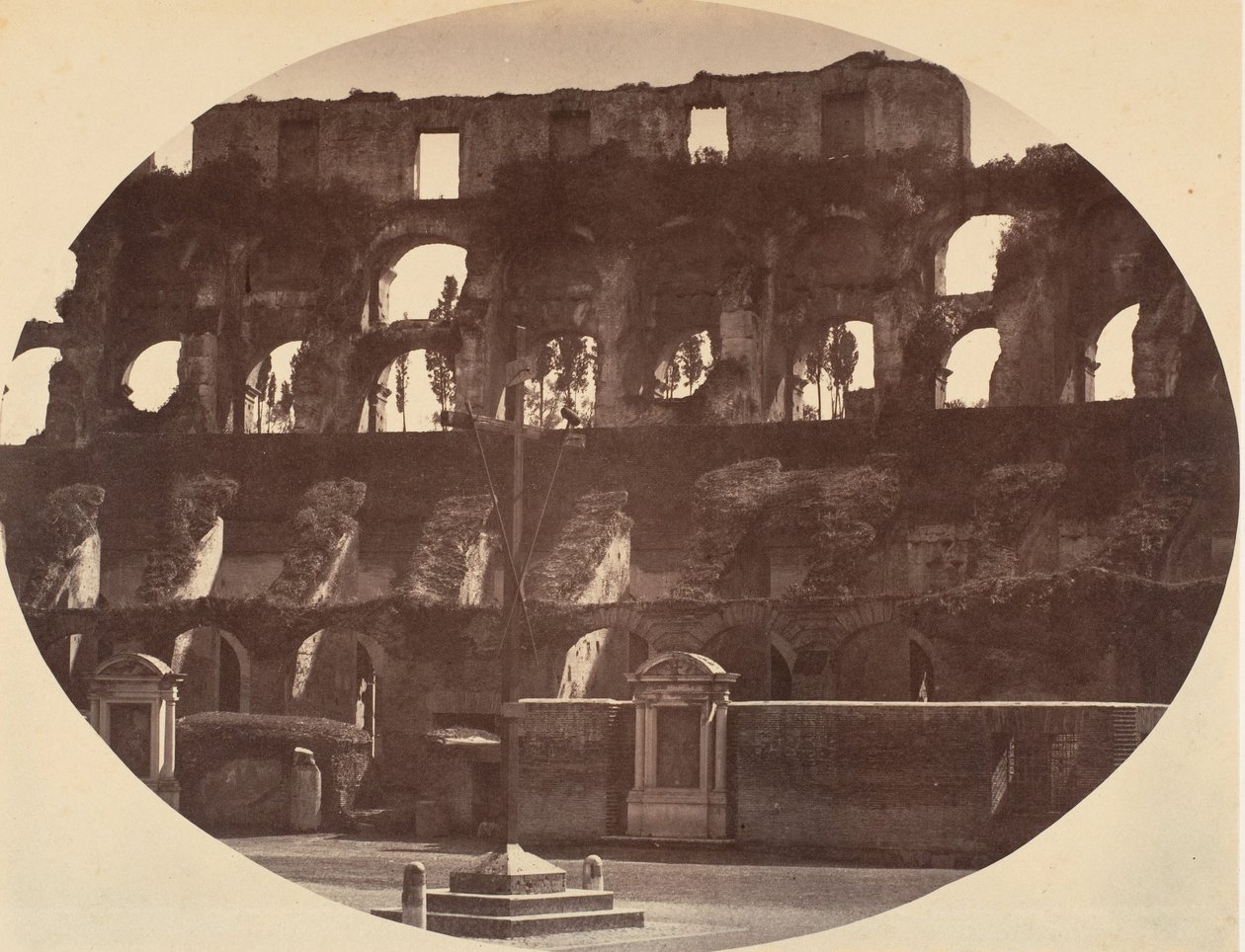 Interiør av Colosseum, 1850-tallet. av Giambattista Altadonna